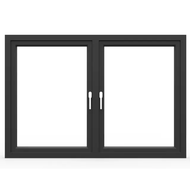Black UPVC 60 Series Double Casement Window | Simmply Perfect Black UPVC 60 Series Double Casement Window by Simmply Perfect, Hyderabad