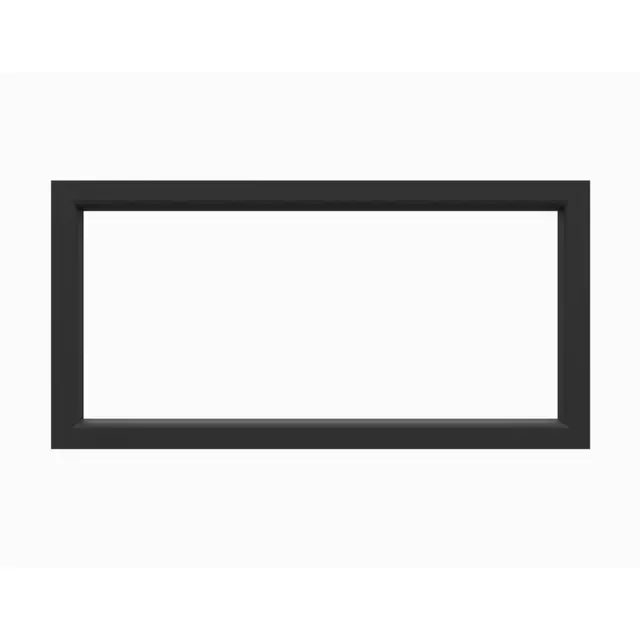 Black UPVC 60 Series Fixed Window (rectangle) by Simmply Perfect, Hyderabad