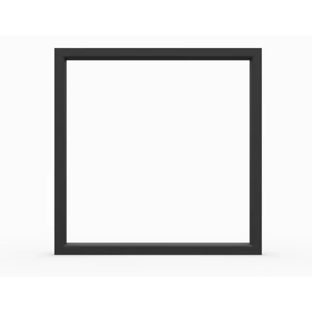 Black UPVC 60 Series Fixed Window (square) | Simmply Perfect Black UPVC 60 Series Fixed Window (square) by Simmply Perfect, Hyderabad