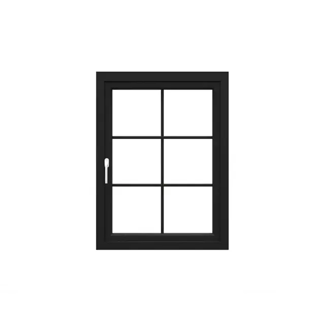 Black UPVC 60 Series French Single Casement Window | Simmply Perfect Black UPVC 60 Series French Single Casement Window by Simmply Perfect, Hyderabad
