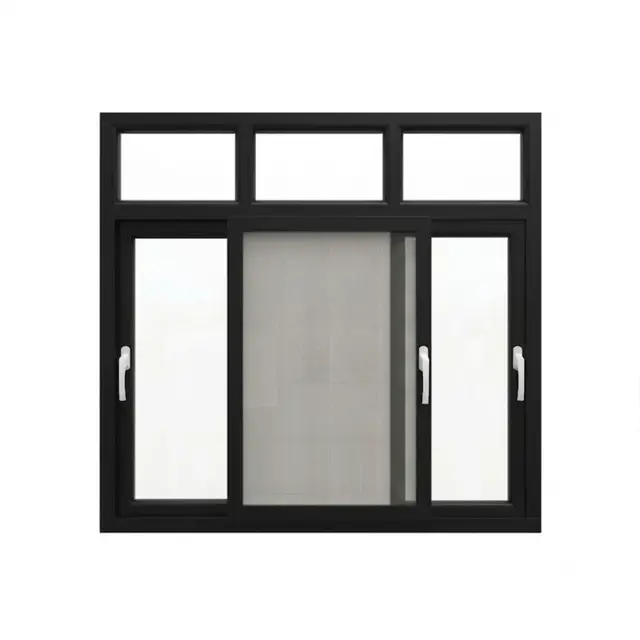 Black UPVC 90 Series 2.5-Track Combination Sliding Door with Top Fix Black UPVC 90 Series 2.5-Track Combination Sliding Door with Top Fix by Simmply Perfect, Hyderabad