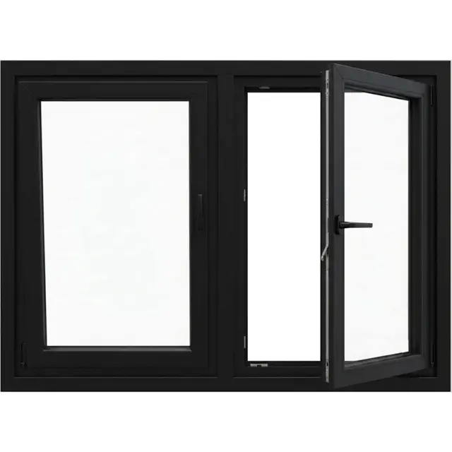 Black UPVC Double Casement Window | Simmply Perfect Black UPVC Double Casement Window by Simmply Perfect, Hyderabad