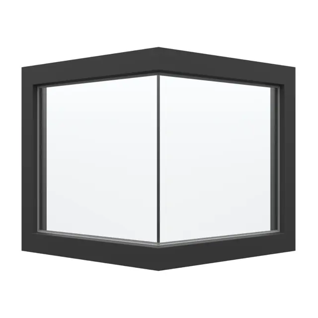 Black UPVC Glass to Glass Window by Simmply Perfect, Hyderabad