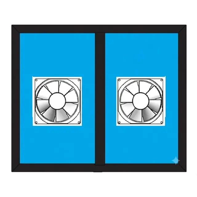 Black UPVC Ventilator Design 14 | Simmply Perfect Black UPVC Ventilator Design 14 by Simmply Perfect, Hyderabad