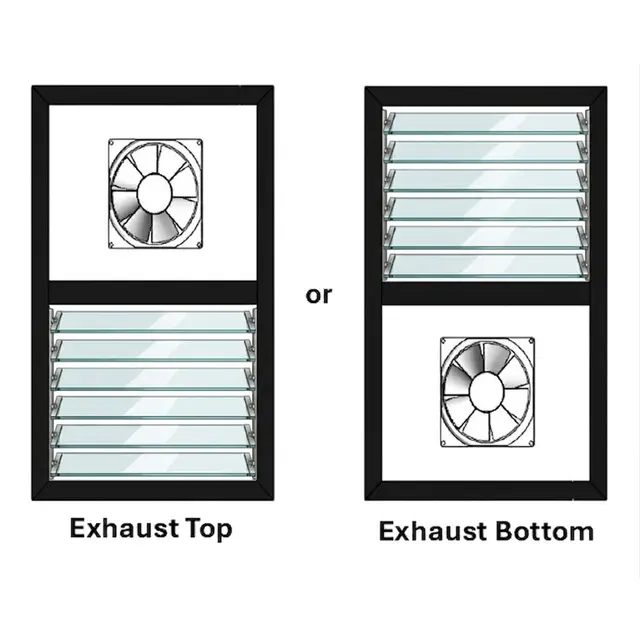 Black UPVC Ventilator Design 5 | Simmply Perfect Black UPVC Ventilator Design 5 by Simmply Perfect, Hyderabad