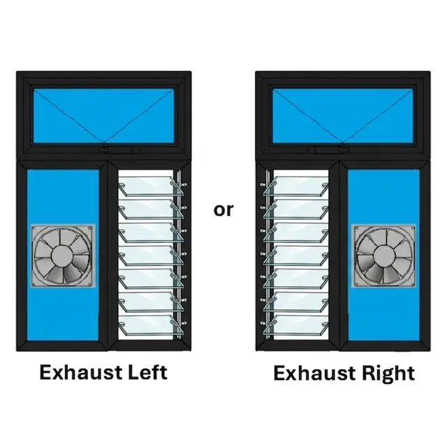 Black UPVC Ventilator Design 7 | Simmply Perfect Black UPVC Ventilator Design 7 by Simmply Perfect, Hyderabad