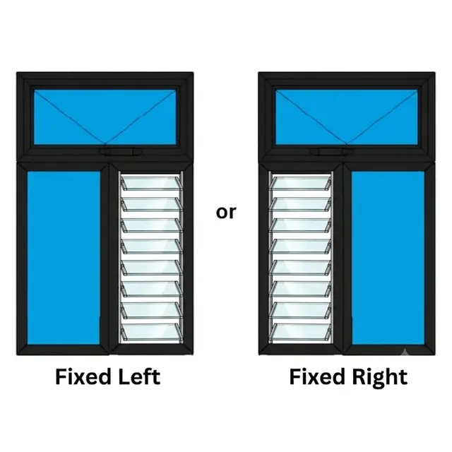 Black UPVC Ventilator Design 9 | Simmply Perfect Black UPVC Ventilator Design 9 by Simmply Perfect, Hyderabad