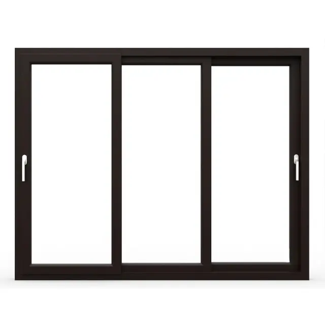 Brown UPVC 112 Series 3-Track 3-Panel Sliding Door by Simmply Perfect, Hyderabad