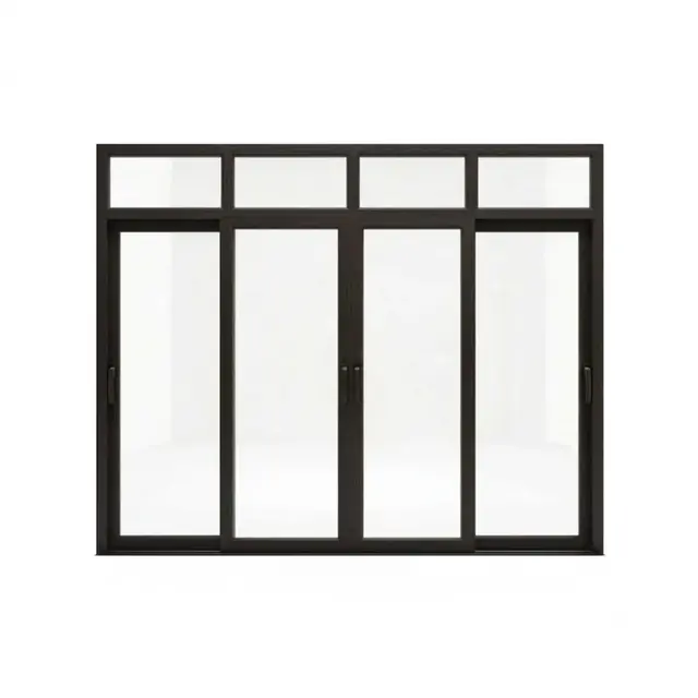 Brown UPVC 112 Series 3-Track 4-Panel Combination Sliding Door with Top Fix Brown UPVC 112 Series 3-Track 4-Panel Combination Sliding Door with Top Fix by Simmply Perfect, Hyderabad
