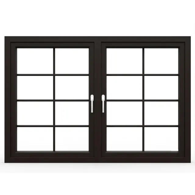 Brown UPVC 60 Series French Double Casement Window | Simmply Perfect Brown UPVC 60 Series French Double Casement Window by Simmply Perfect, Hyderabad