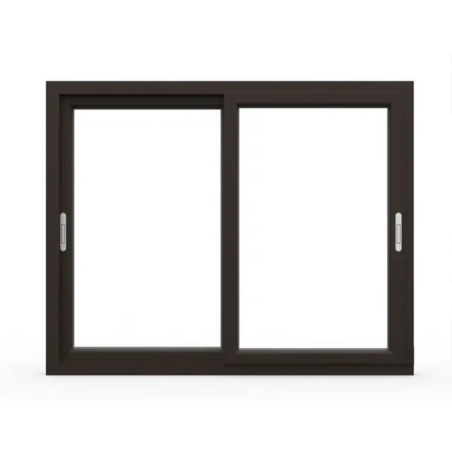 Brown UPVC 62 Series 2-Track 2-Panel Sliding Window | Simmply Perfect Brown UPVC 62 Series 2-Track 2-Panel Sliding Window by Simmply Perfect, Hyderabad