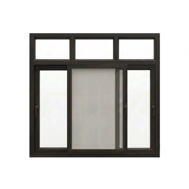 Brown UPVC 90 Series 2.5-Track Combination Sliding Door with Top Fix Brown UPVC 90 Series 2.5-Track Combination Sliding Door with Top Fix by Simmply Perfect, Hyderabad