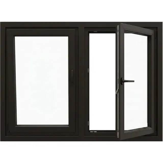 Brown UPVC Double Casement Window | Simmply Perfect Brown UPVC Double Casement Window by Simmply Perfect, Hyderabad