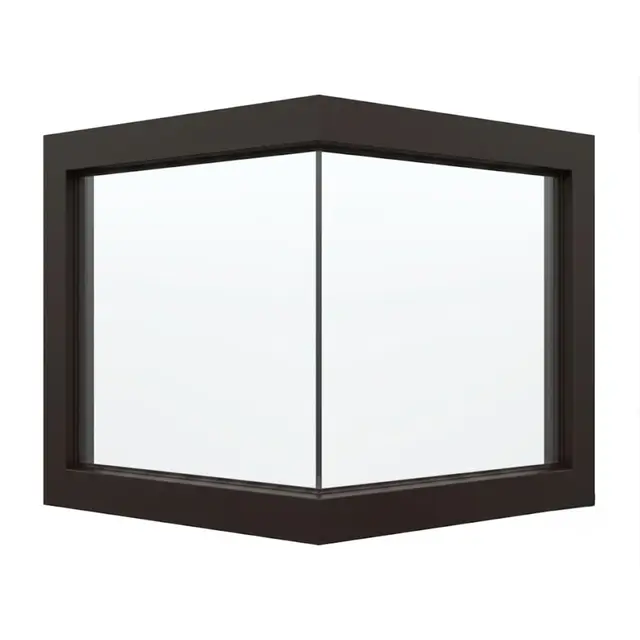 Brown UPVC Glass to Glass Window | Simmply Perfect Brown UPVC Glass to Glass Window by Simmply Perfect, Hyderabad