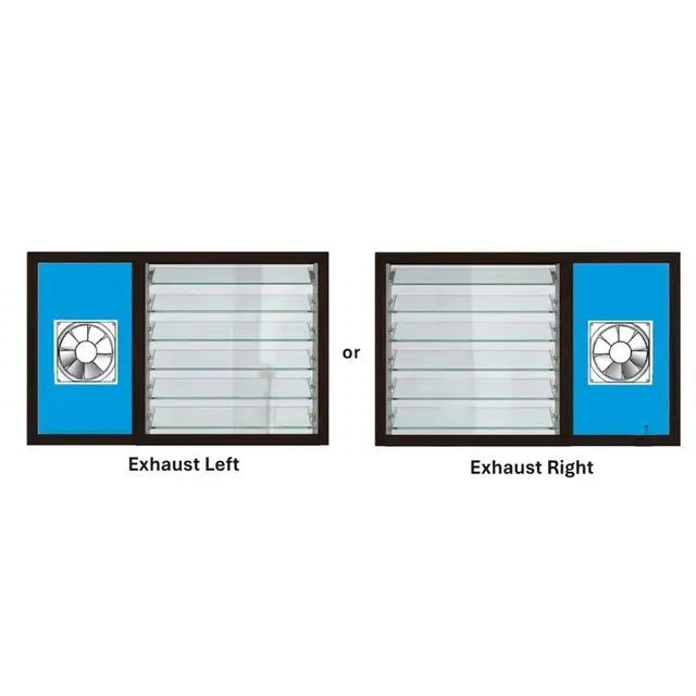 Brown UPVC Ventilator Design 1 | Simmply Perfect Brown UPVC Ventilator Design 1 by Simmply Perfect, Hyderabad