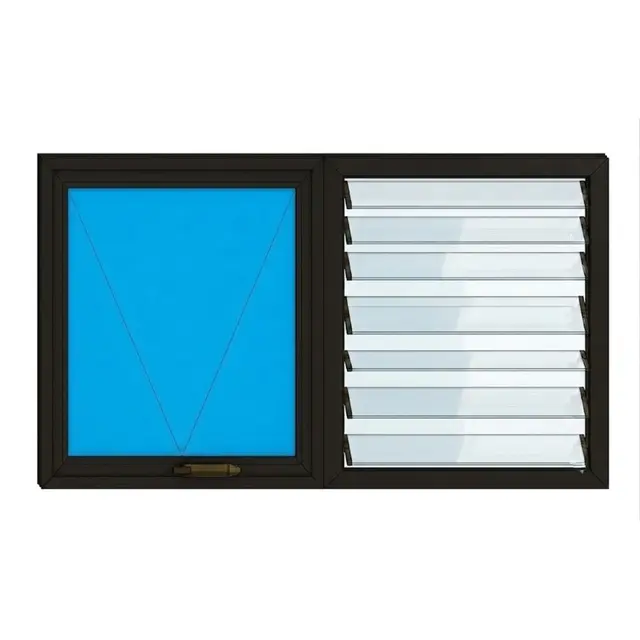 Brown UPVC Ventilator Design 13 | Simmply Perfect Brown UPVC Ventilator Design 13 by Simmply Perfect, Hyderabad