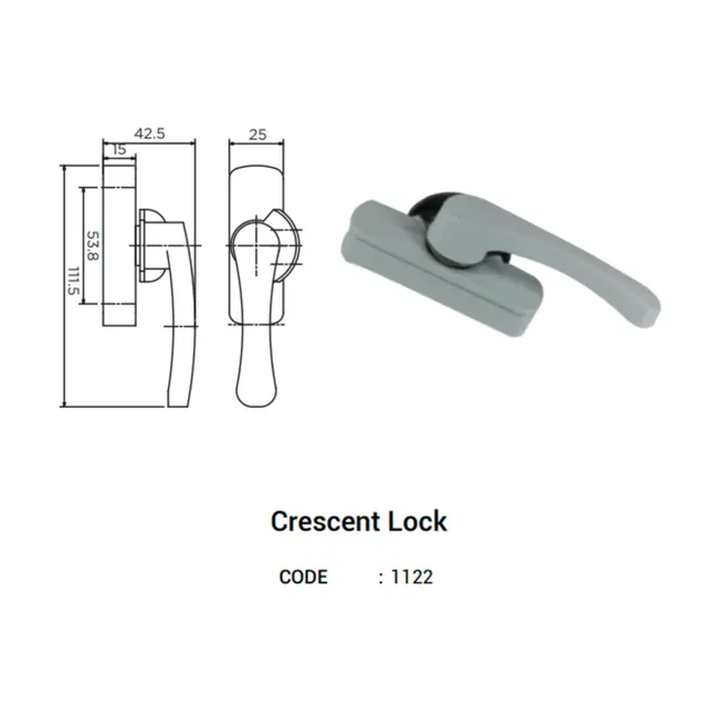 Crescent Lock for UPVC Windows & Doors | Simmply Perfect Crescent Lock for UPVC Windows & Doors by Simmply Perfect, Hyderabad