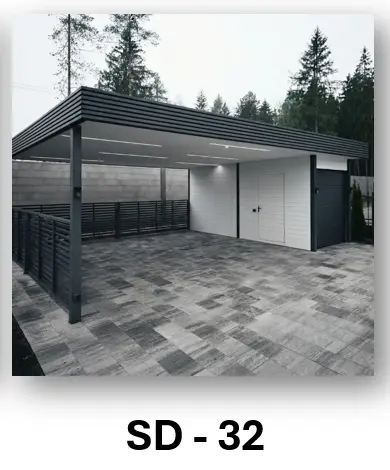 Flat Shed Design 32 by Simmply Perfect, Hyderabad