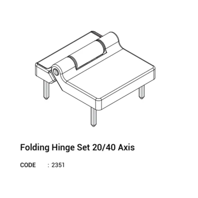 Folding Hinge Set 20/40 Axis for UPVC Windows & Doors by Simmply Perfect, Hyderabad