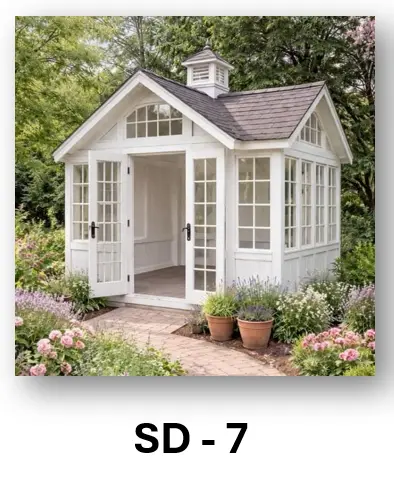 Gable Shed Design 07 | Simmply Perfect Gable Shed Design 07 by Simmply Perfect, Hyderabad