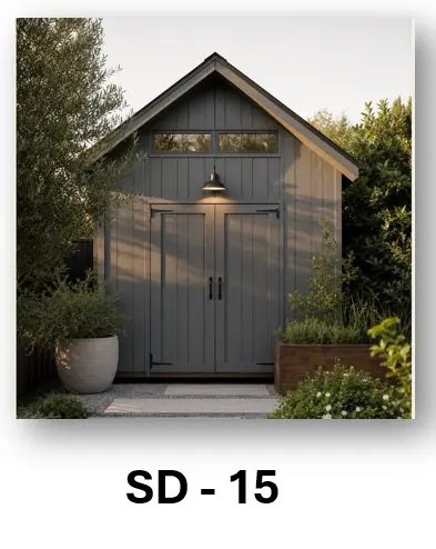 Gable Shed Design 15 | Simmply Perfect Gable Shed Design 15 by Simmply Perfect, Hyderabad