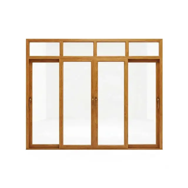 Golden Oak UPVC 112 Series 3-Track 4-Panel Combination Sliding Door with Top Fix Golden Oak UPVC 112 Series 3-Track 4-Panel Combination Sliding Door with Top Fix by Simmply Perfect, Hyderabad