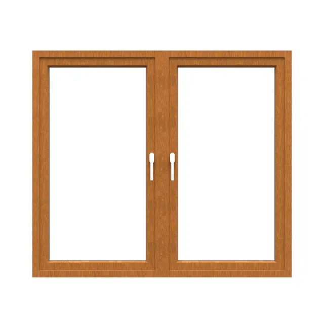 Golden Oak UPVC 60 Series Double Casement Door | Simmply Perfect Golden Oak UPVC 60 Series Double Casement Door by Simmply Perfect, Hyderabad