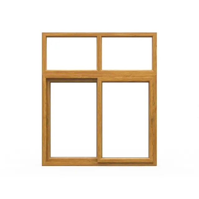 Golden Oak UPVC 62 Series 2-Track Combination Sliding Window with Top Fixed Golden Oak UPVC 62 Series 2-Track Combination Sliding Window with Top Fixed by Simmply Perfect, Hyderabad