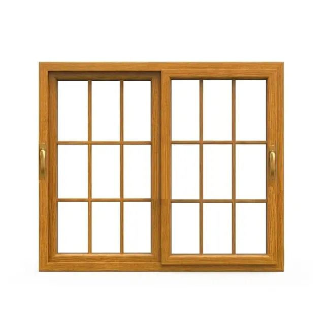 Golden Oak UPVC 62 Series 2-Track French Sliding Door by Simmply Perfect, Hyderabad