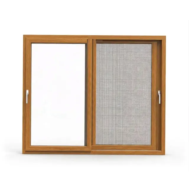 Golden Oak UPVC 90 Series 2.5-Track 2-Panel Sliding Door with Mesh by Simmply Perfect, Hyderabad