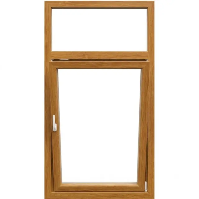 Golden Oak UPVC Combination Window Tilt and Turn with Top Fixed Golden Oak UPVC Combination Window Tilt and Turn with Top Fixed by Simmply Perfect, Hyderabad
