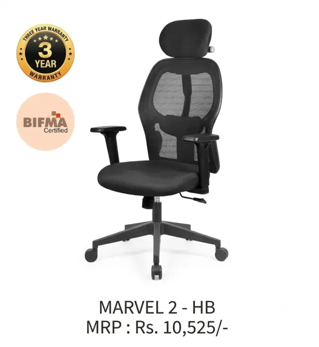 Office Chair Marvel 2(Hb) | Simmply Perfect Office Chair Marvel 2(Hb) by Simmply Perfect, Hyderabad