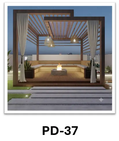 Pergola Design 37 | Simmply Perfect Pergola Design 37 by Simmply Perfect, Hyderabad