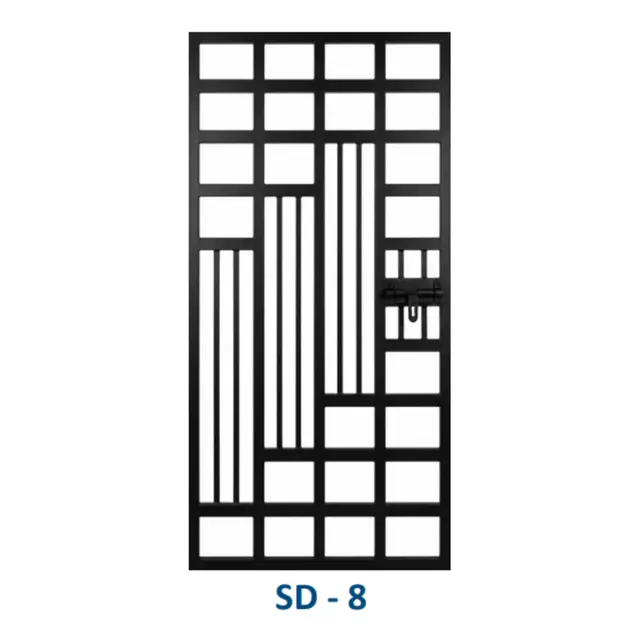 Safety Door Grill Design 08 by Simmply Perfect, Hyderabad