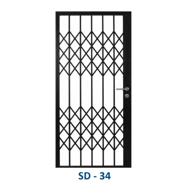 Safety Door Grill Design 34 by Simmply Perfect, Hyderabad