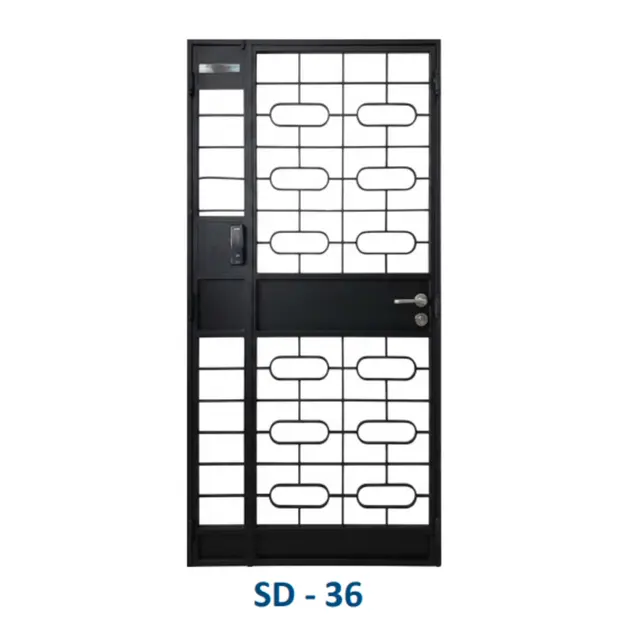 Safety Door Grill Design 36 by Simmply Perfect, Hyderabad