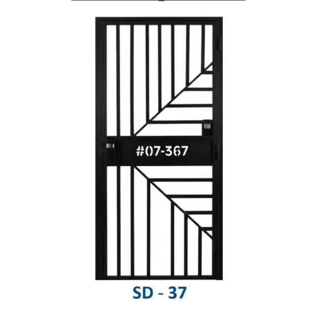 Safety Door Grill Design 37 by Simmply Perfect, Hyderabad