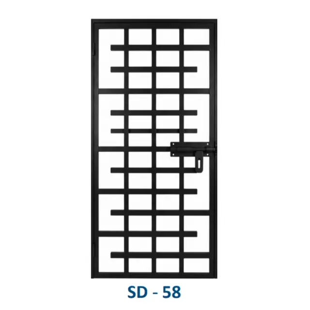 Safety Door Grill Design 58 by Simmply Perfect, Hyderabad