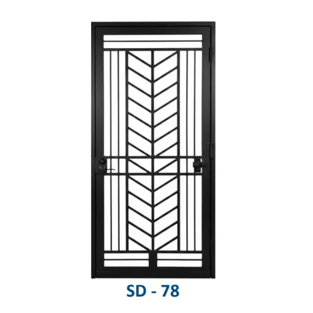 Safety Door Grill Design 78 by Simmply Perfect, Hyderabad