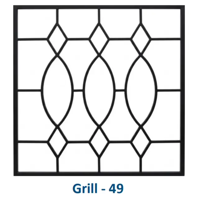 Safety Window Grill Design 49 by Simmply Perfect, Hyderabad