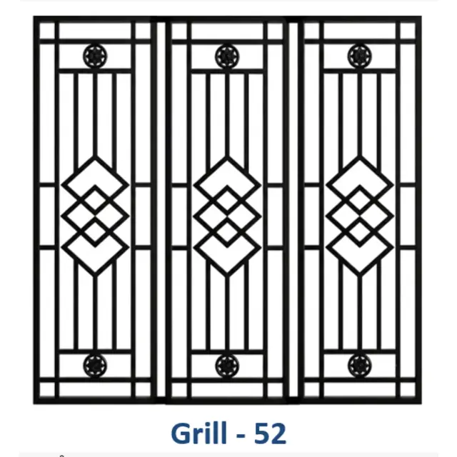 Safety Window Grill Design 52 by Simmply Perfect, Hyderabad