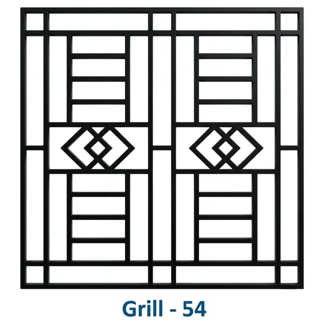 Safety Window Grill Design 54 by Simmply Perfect, Hyderabad