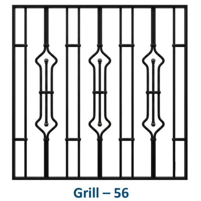 Safety Window Grill Design 56 by Simmply Perfect, Hyderabad