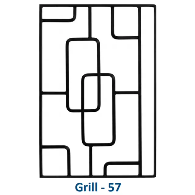 Safety Window Grill Design 57 by Simmply Perfect, Hyderabad