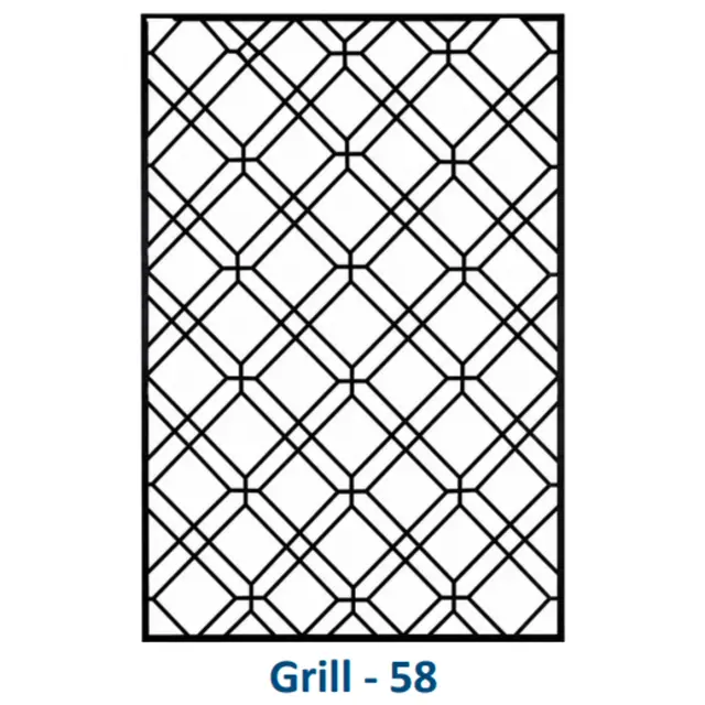 Safety Window Grill Design 58 by Simmply Perfect, Hyderabad