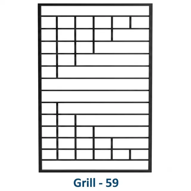 Safety Window Grill Design 59 by Simmply Perfect, Hyderabad