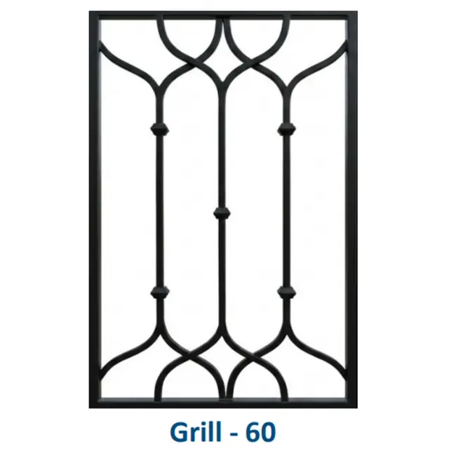 Safety Window Grill Design 60 by Simmply Perfect, Hyderabad
