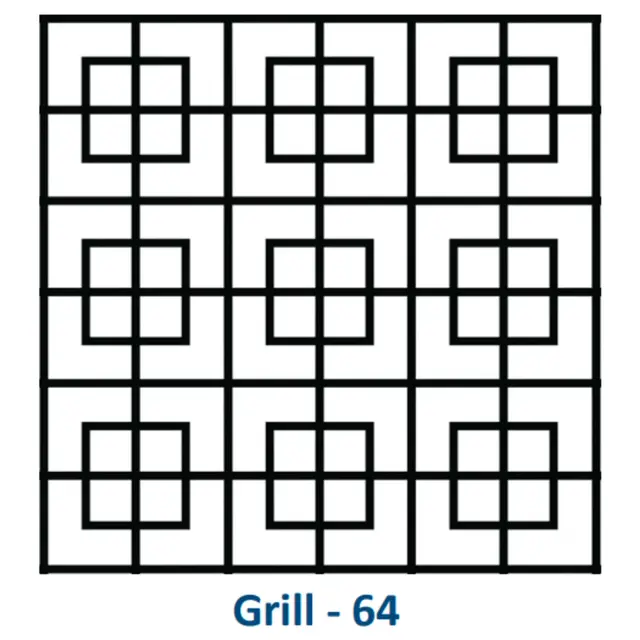 Safety Window Grill Design 64 by Simmply Perfect, Hyderabad