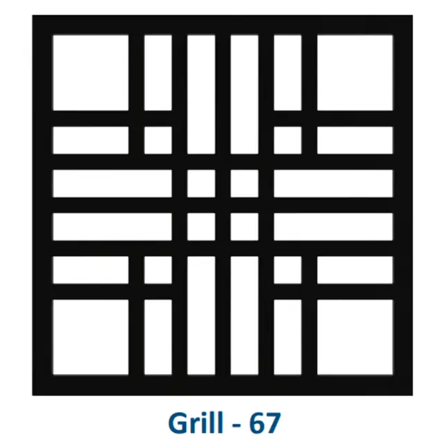 Safety Window Grill Design 67 by Simmply Perfect, Hyderabad