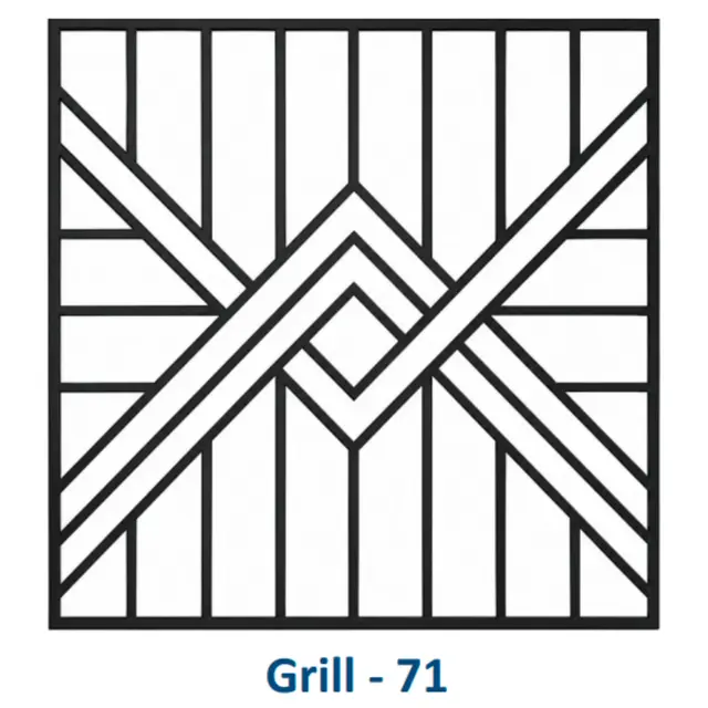Safety Window Grill Design 71 by Simmply Perfect, Hyderabad